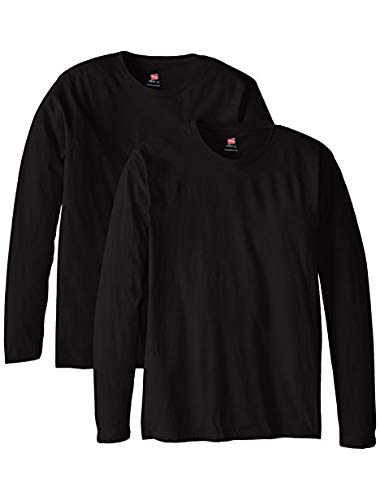 Hanes Men's Long-Sleeve Premium T-Shirt (Pack of 2)
