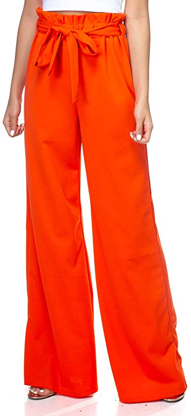 Women's Junior Plus J2 Love Paperbag Wide Leg Pants