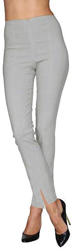 Mesmerize Pants with Front Ankle Slits and Front Zipper