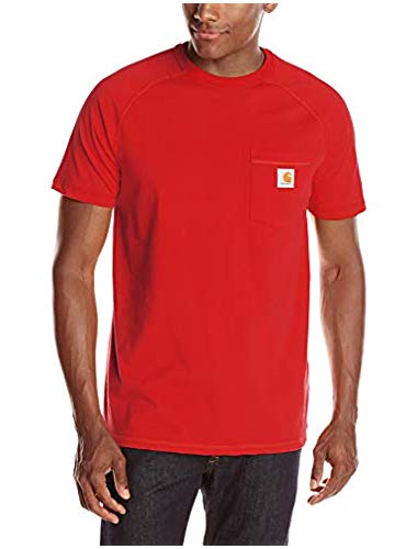 Carhartt Men's Force Cotton Delmont Short Sleeve T-Shirt (Regular and Big & Tall Sizes)