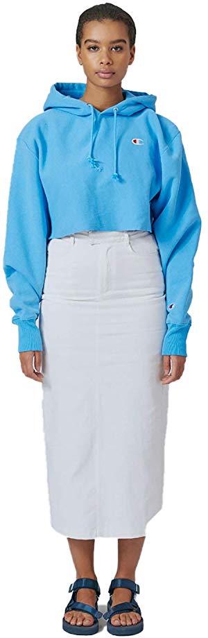 Champion LIFE Women's Reverse Weave Cropped Cut Off Hood