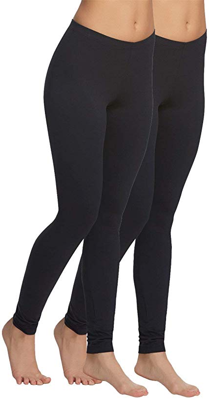 Felina | Velvety Soft Lightweight Leggings | Yoga | 2-Pack