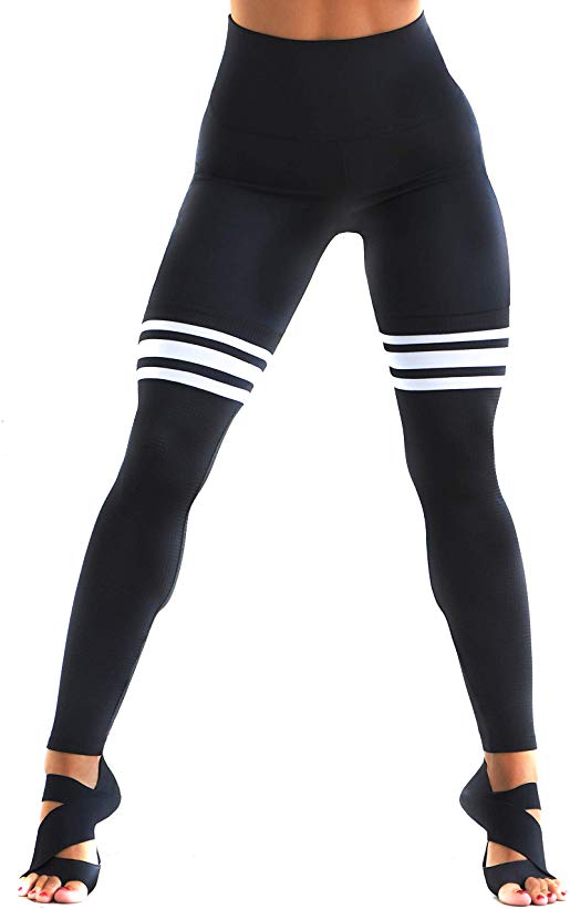 Bombshell Sportswear High Waist Thigh-High Leggings - Midnight