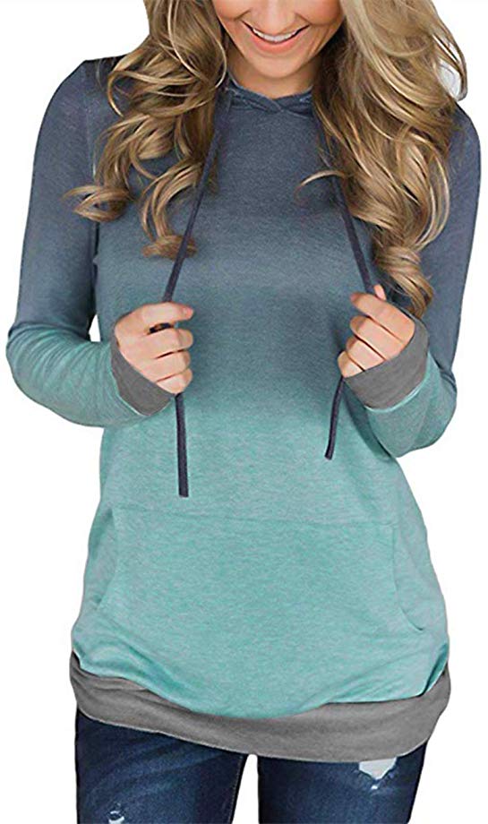 onlypuff Womens Casual Tunic Tops Pocket T Shirt Long&Short Sleeves Solid Color&Tie Dye Blouse Super Comfy