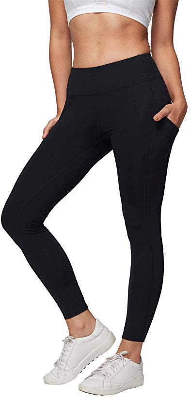 AJISAI Women High Waist Leggings with Pockets,Tummy Control Workout Running Stretch Yoga Pants