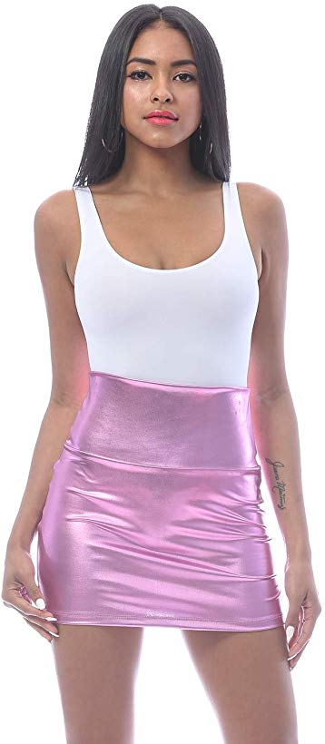 Cemi Ceri Women's J2 Love Faux Leather Mini Skirt