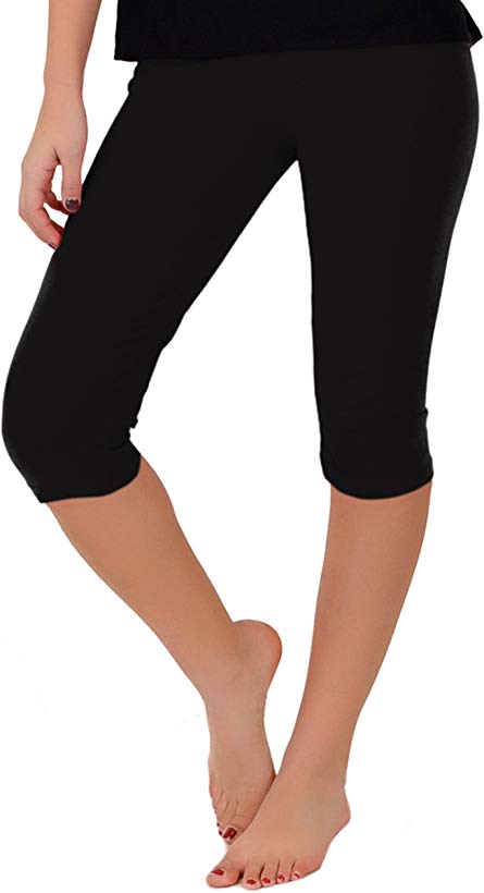 Women's and Girl’s Circuit Knee-Length Leggings | Stretchy Leggings | Cotton Spandex | XS Child - 5X Adult