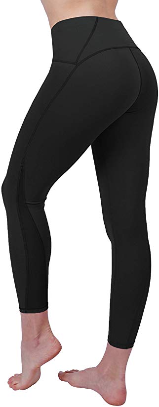 Women High Waist Yoga Leggings,Tummy Control Fitness Jogging Capri Workout Butt Lift 4 Way Stretch Pants