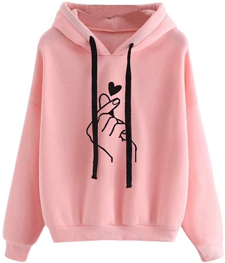2018 New!!Ladies Hooded Pullover Tops Blouse,Women Long Sleeve Hoodie Sweatshirt Jumper