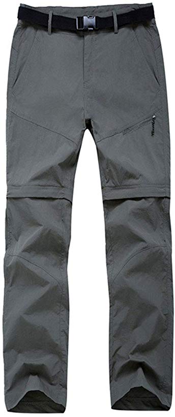 LANBAOSI Women's Quick Dry Waterproof Hiking Pants Convertible Shorts