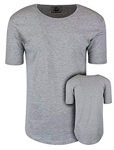 ShirtBANC Mens Hipster Hip Hop Long Drop Tail T-Shirts