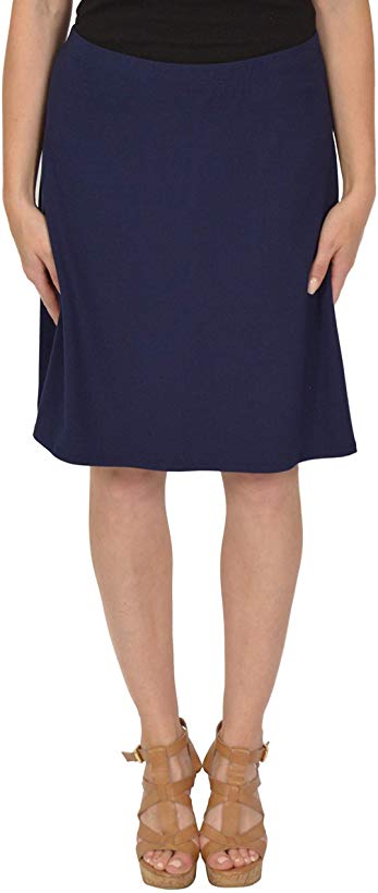 Knee Length A-Line Flowy Skirt | Comfortable Clothes for Women and Girls | S-5XL