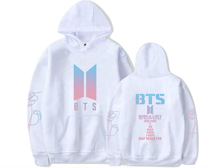 DealRight BTS Hoodie Sweater Pullover Love Yourself Kpop Suga V Jimin Jungkook Hooded Sweatshirt